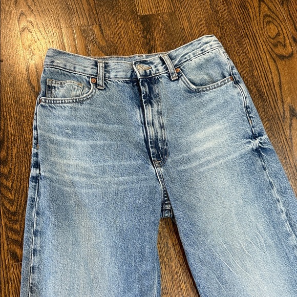 Zara Blue Flare & Wide Leg Jeans - Picture 11 of 11